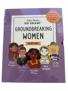 Little People Big Dreams Groundbreaking Women Gift Set 5 Hardcover Books NEW